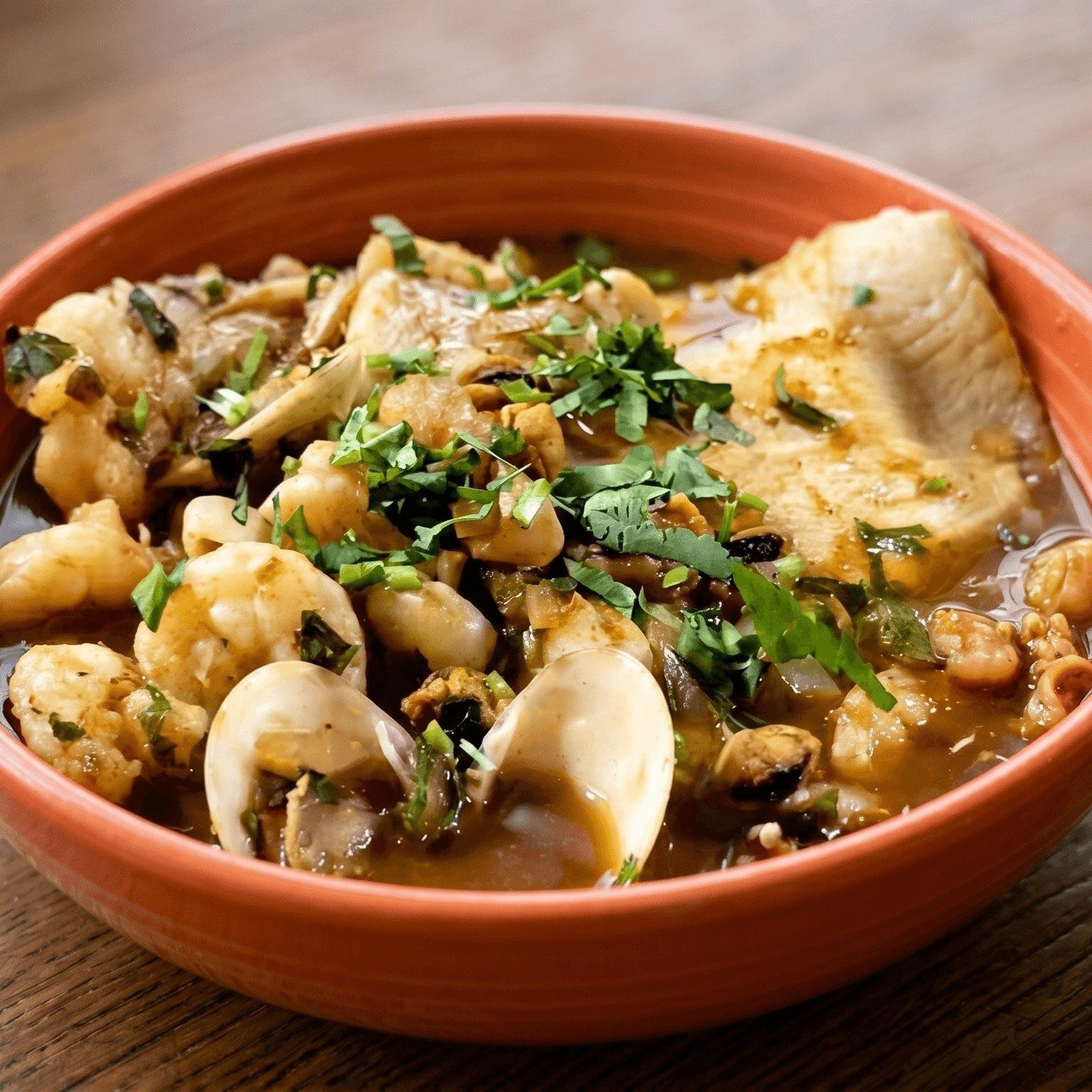 Sopa de Mariscos.