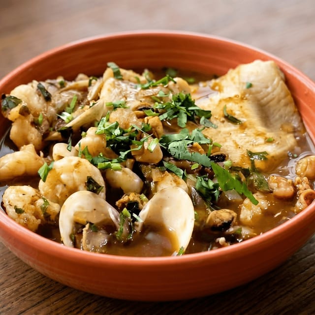 Sopa de Mariscos.