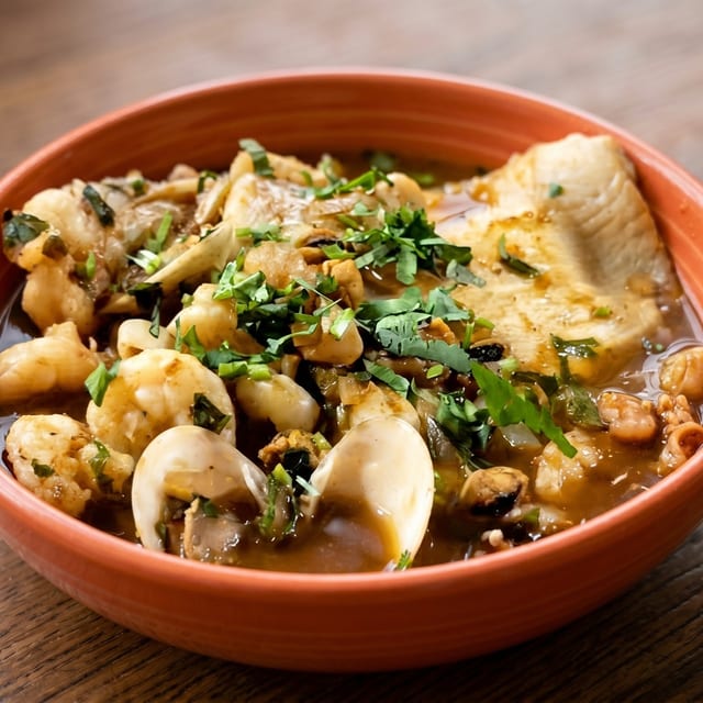 Sopa de Mariscos.
