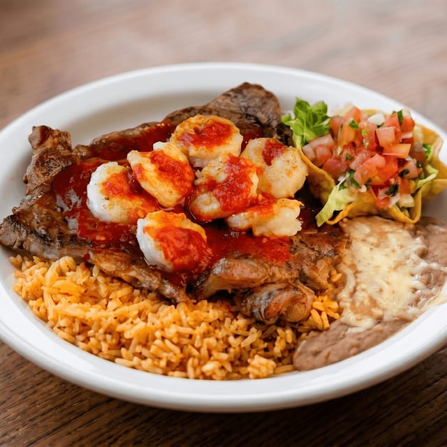 Steak & Shrimp.