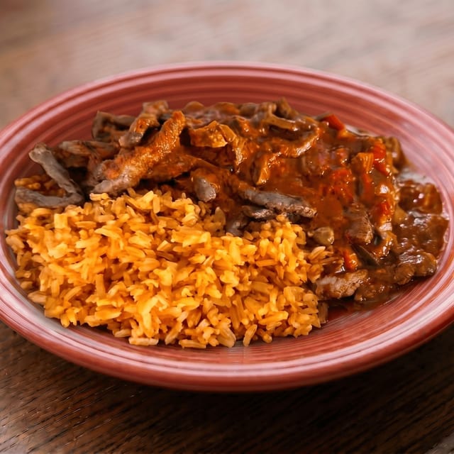 Chile Verde or Chile Colorado.