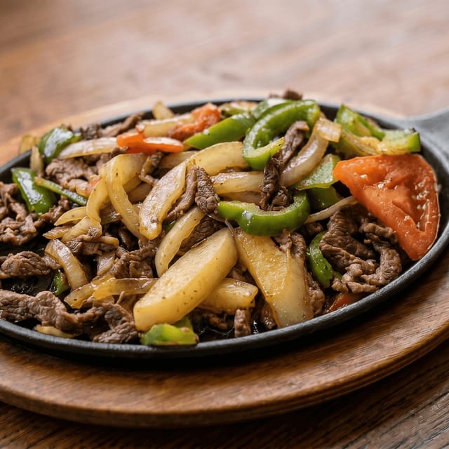 Lunch Order Fajitas.